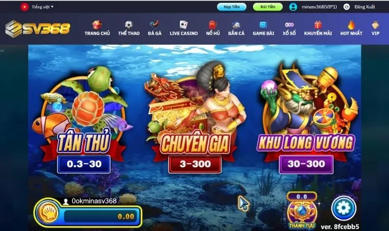 Bắn Cá Rồng tại SV368